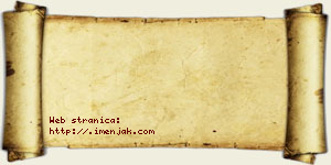 Kristina Pejanović vizit kartica